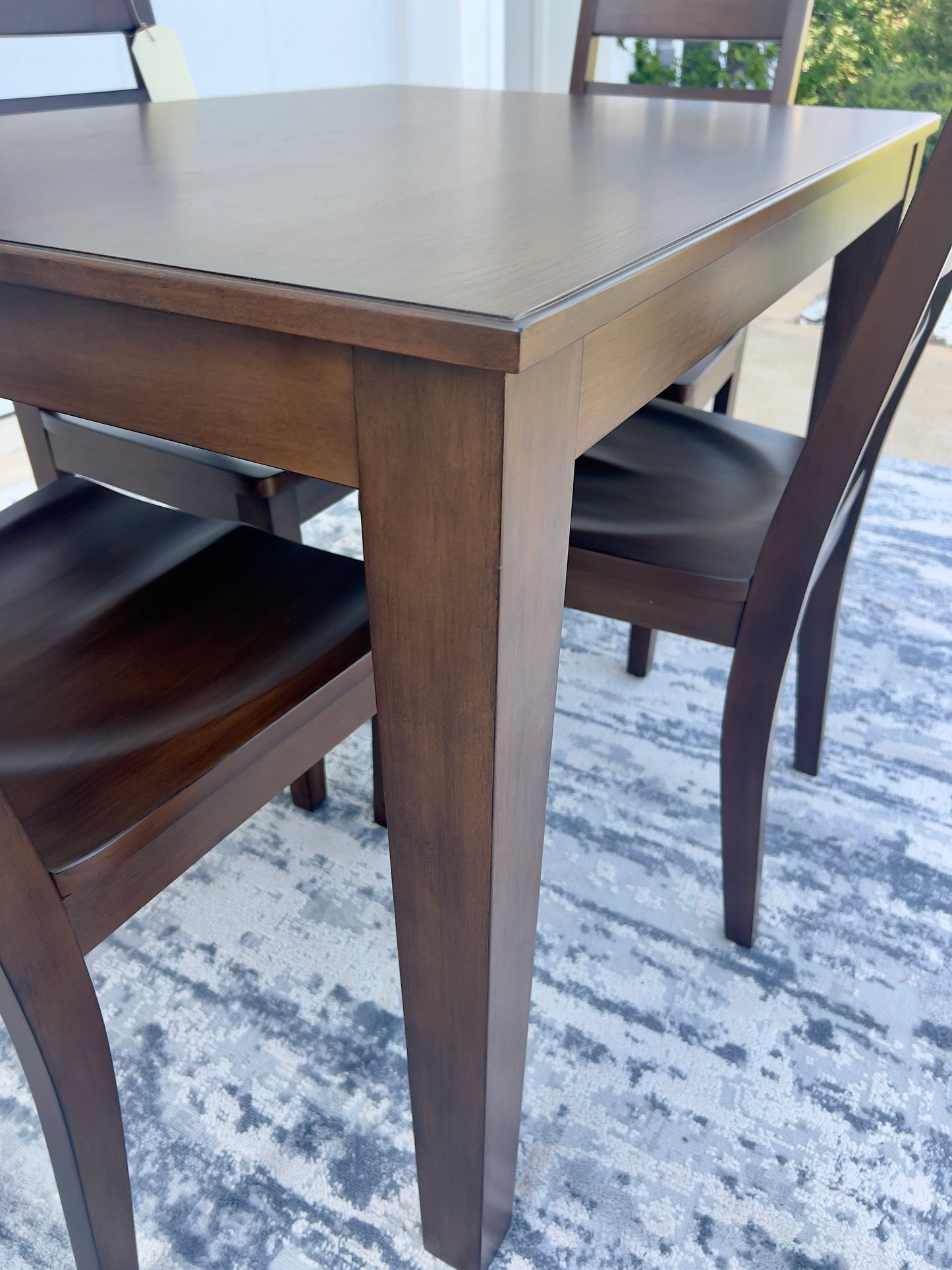 5 Piece Walnut Dining Set