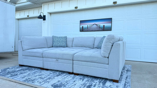 Light Grey Modular Sectional