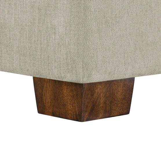 Fabric Sectional with Storage Chaise