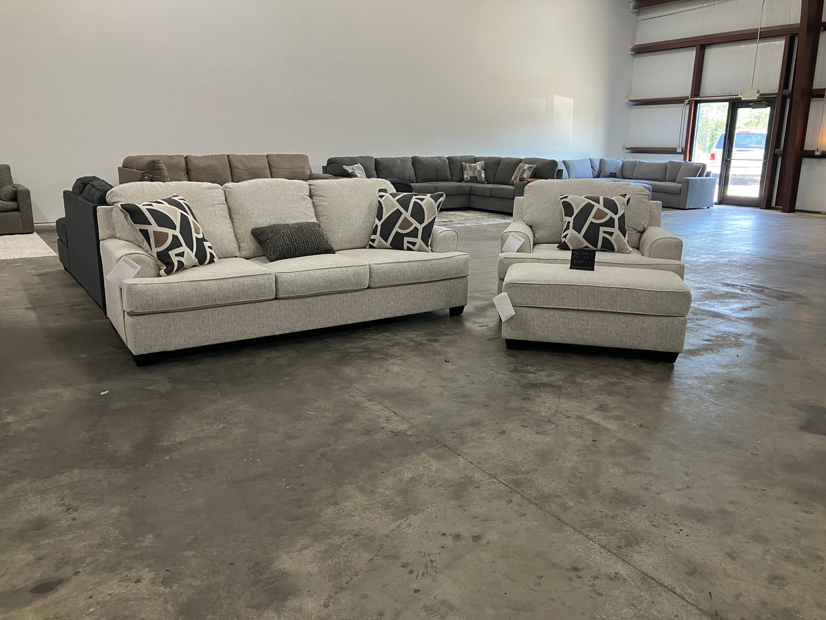 Sofa & Oversized Chair with Ottoman