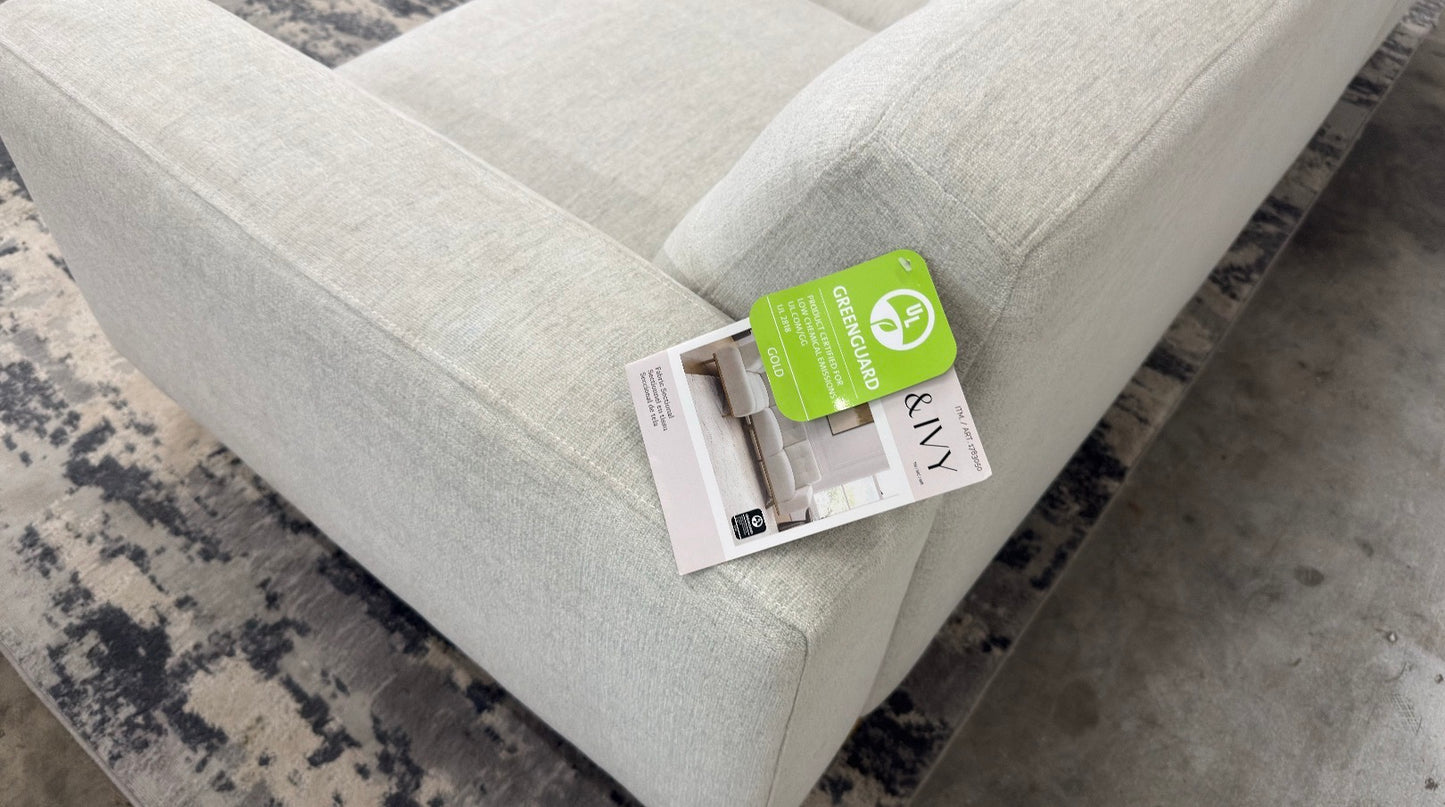 2 Piece Fabric Sectional