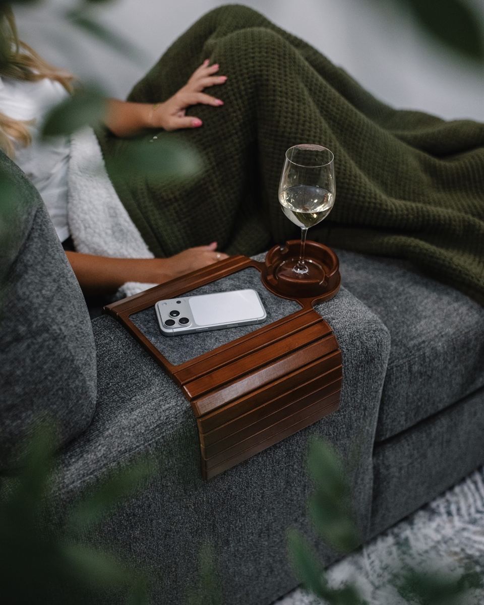 The Arm Tray in Dark Espresso