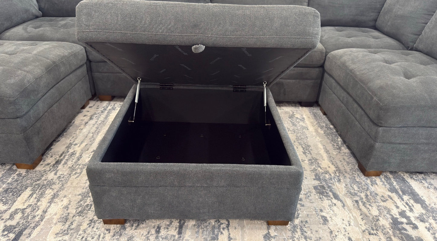 Tisdale 6 Piece Modular Sectional & Ottoman