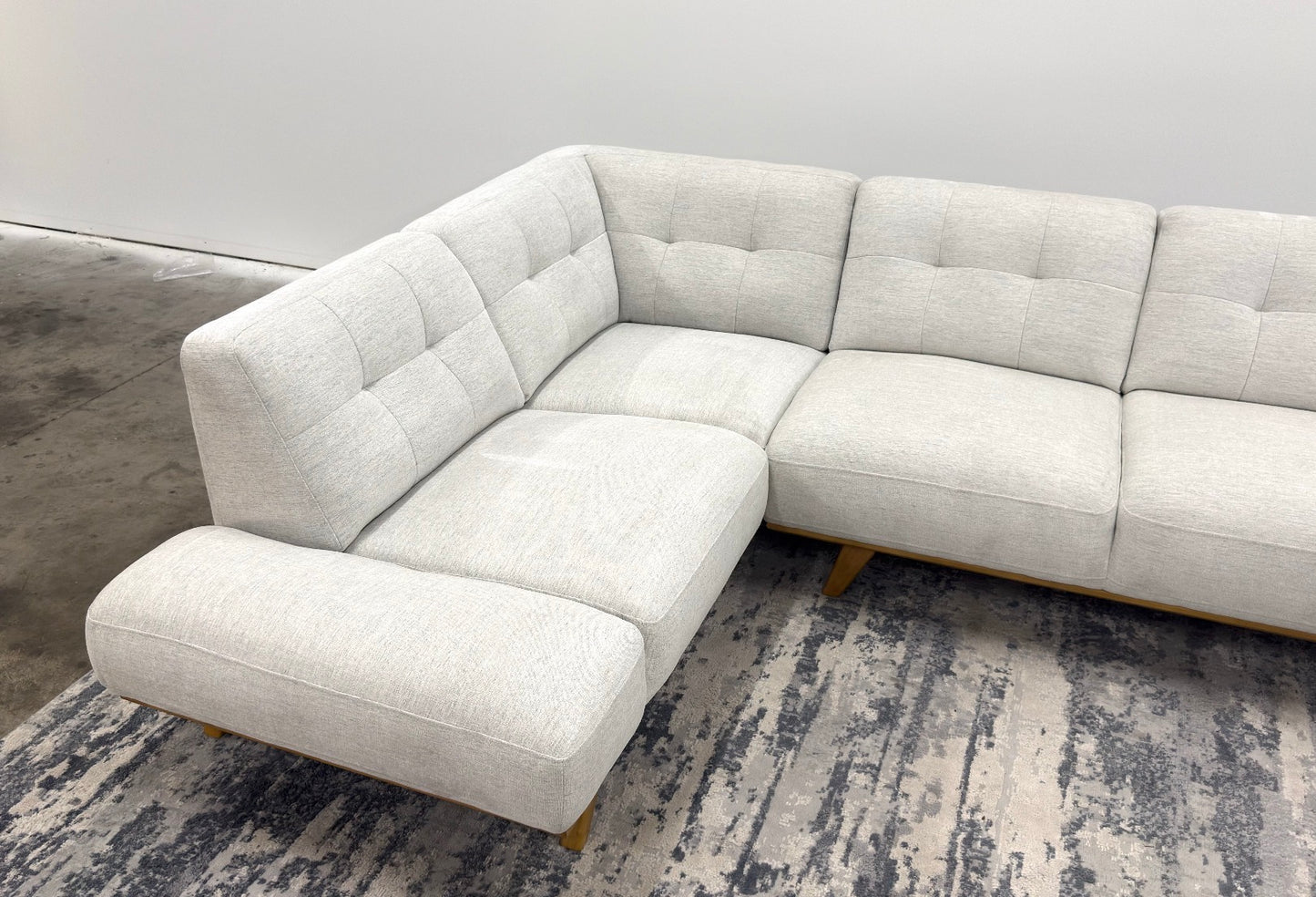 2 Piece Fabric Sectional