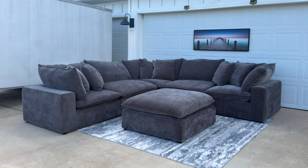 Sereen 6-Peice Fabric Modular Sectional