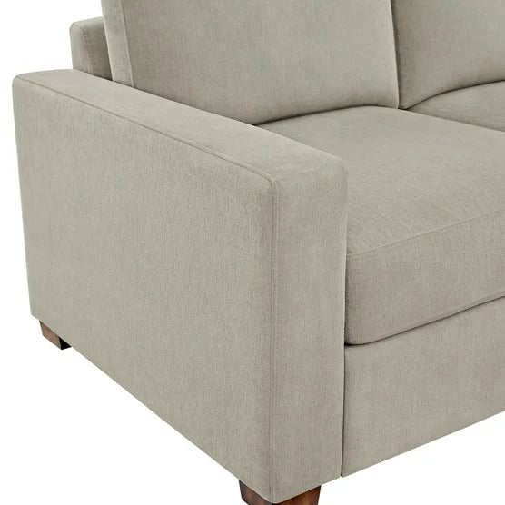 Fabric Sectional with Storage Chaise