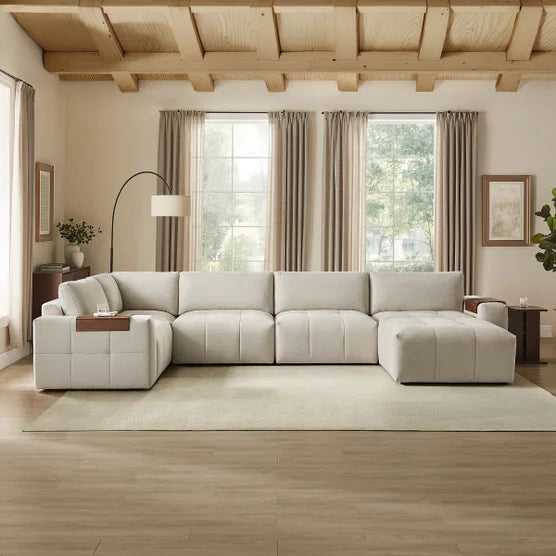 6-piece Modular Fabric Sectional