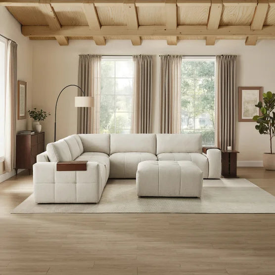 6-piece Modular Fabric Sectional