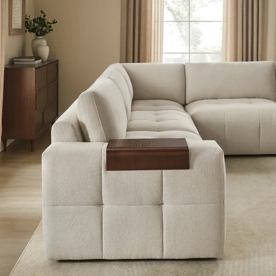 6-piece Modular Fabric Sectional