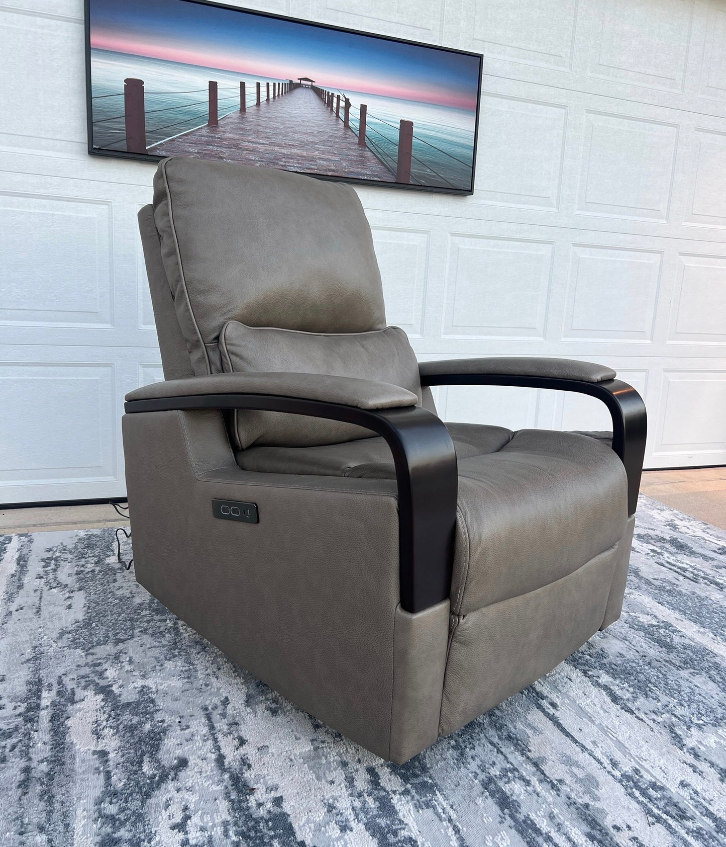Leather Power Recliner