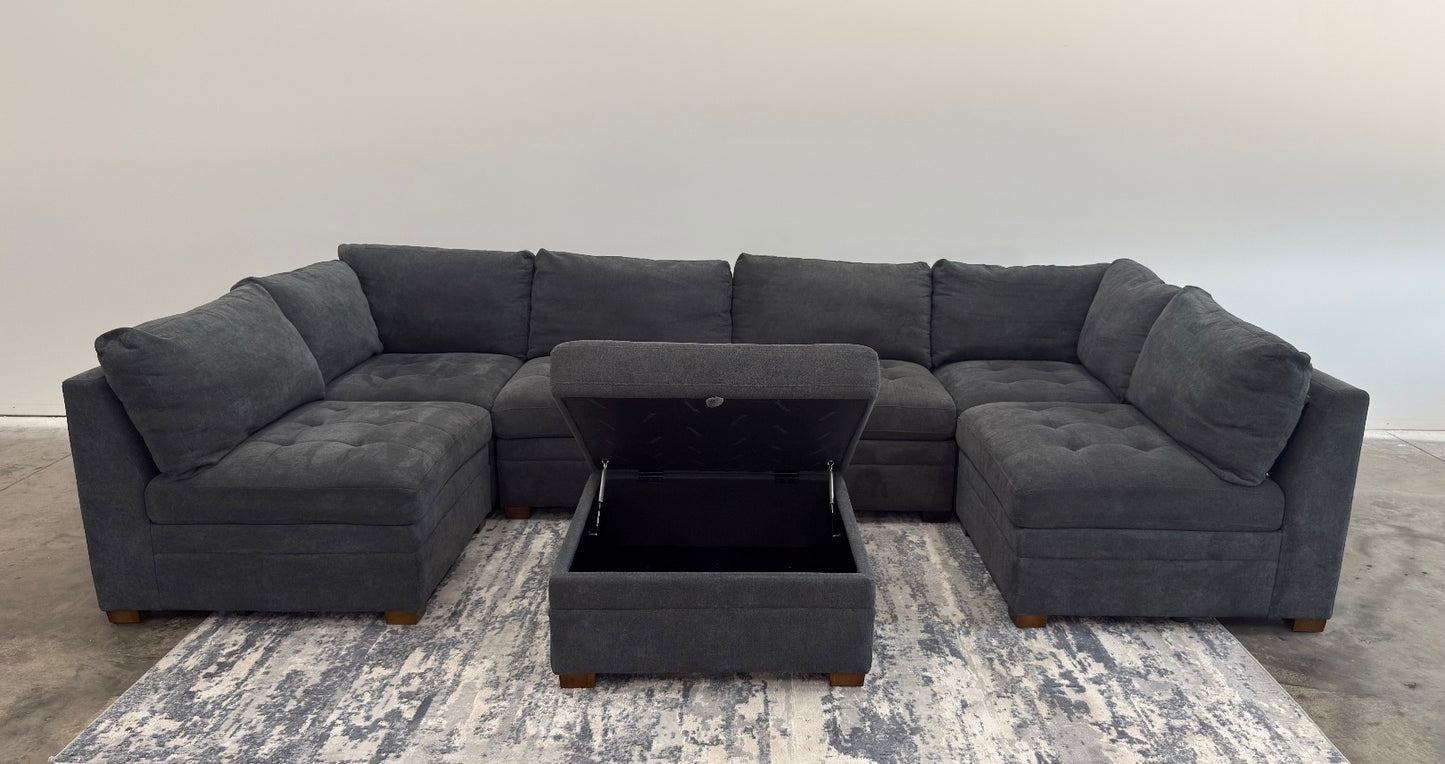 Tisdale 6 Piece Modular Sectional & Ottoman