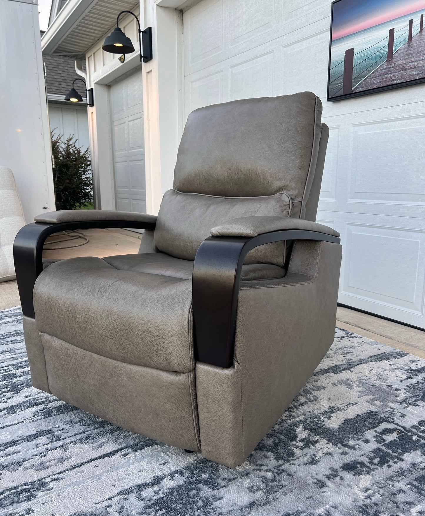 Leather Power Recliner