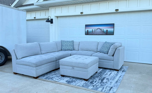 Light Grey Modular Sectional