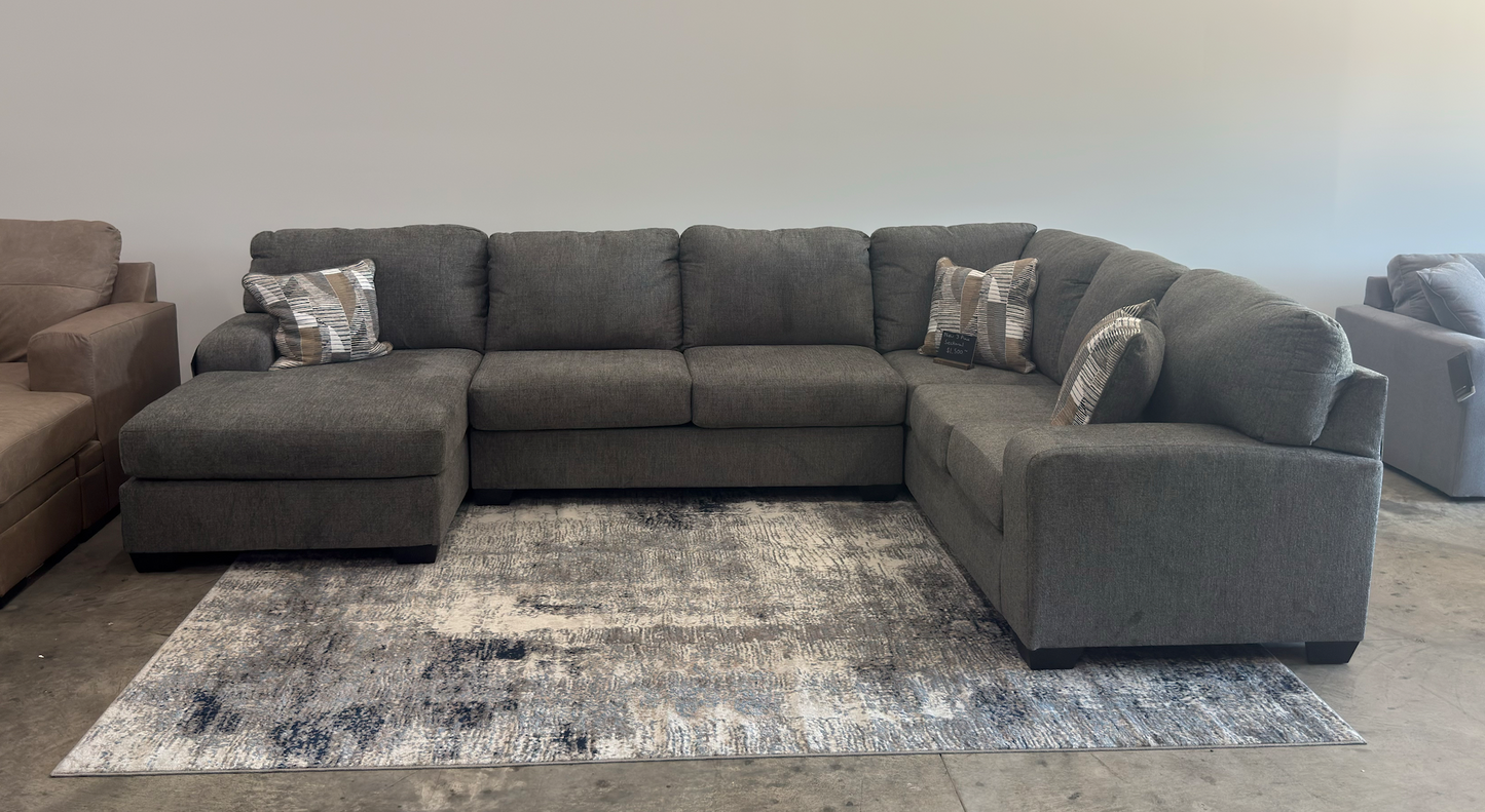Greystone 3 Piece Sectional