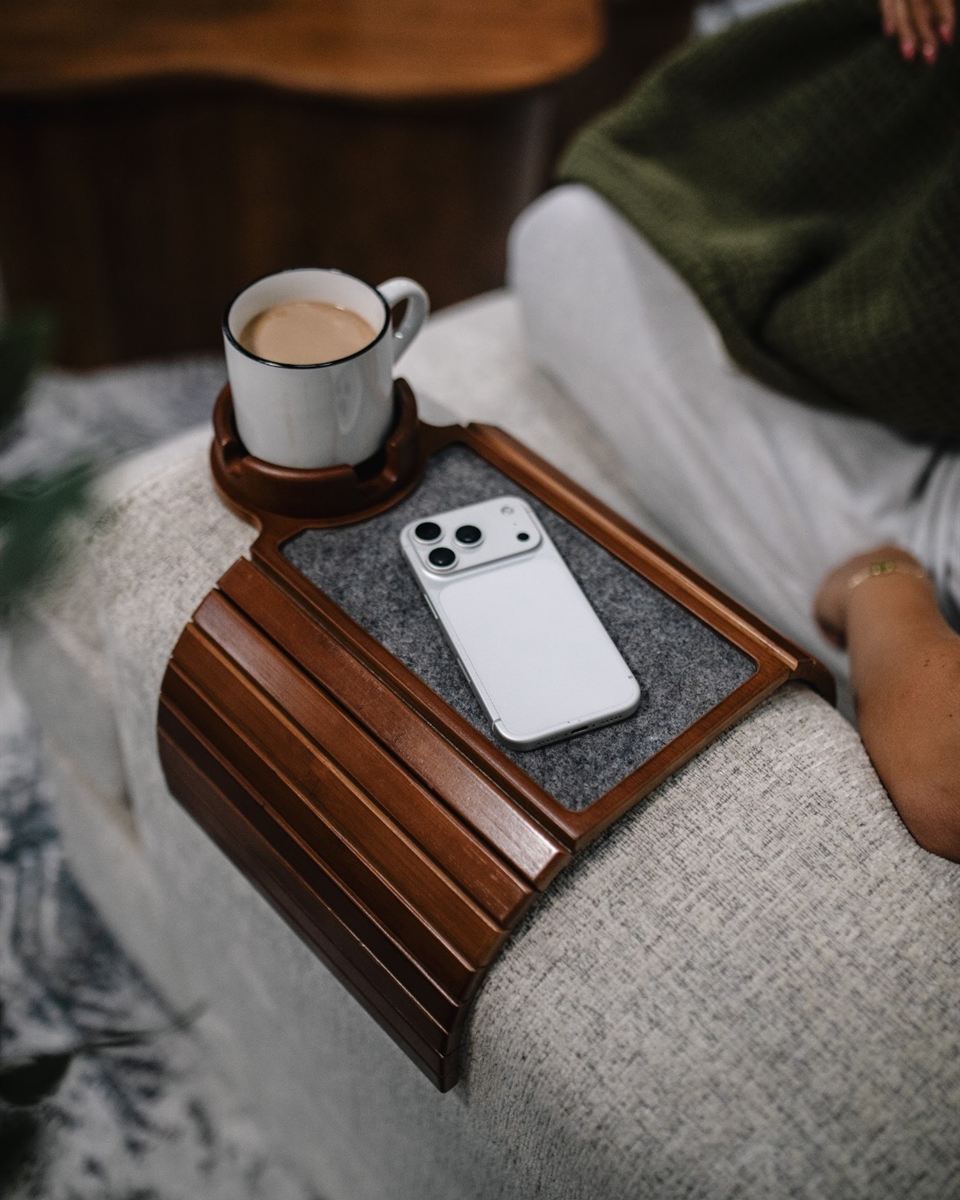 The Arm Tray in Dark Espresso