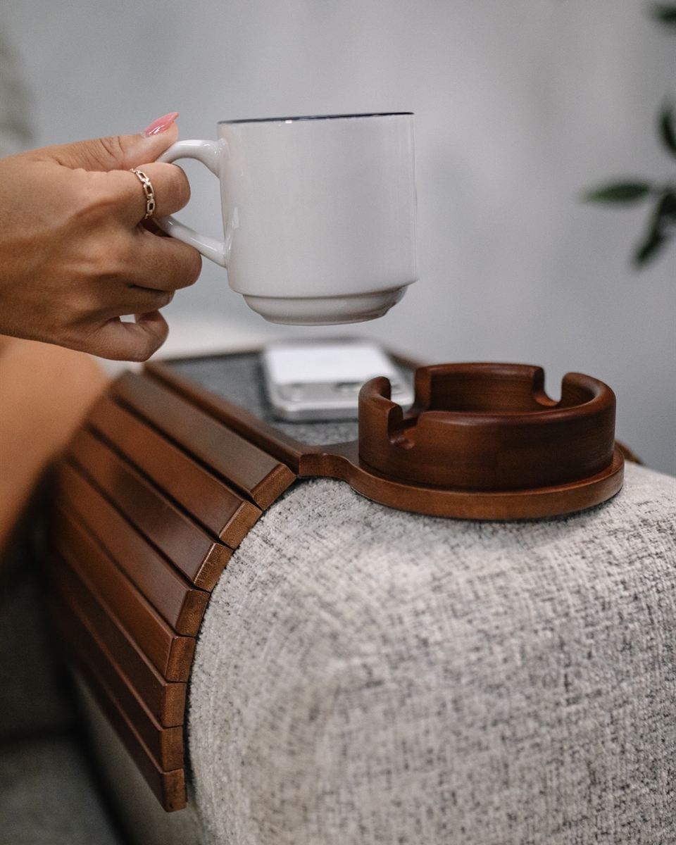 The Arm Tray in Dark Espresso