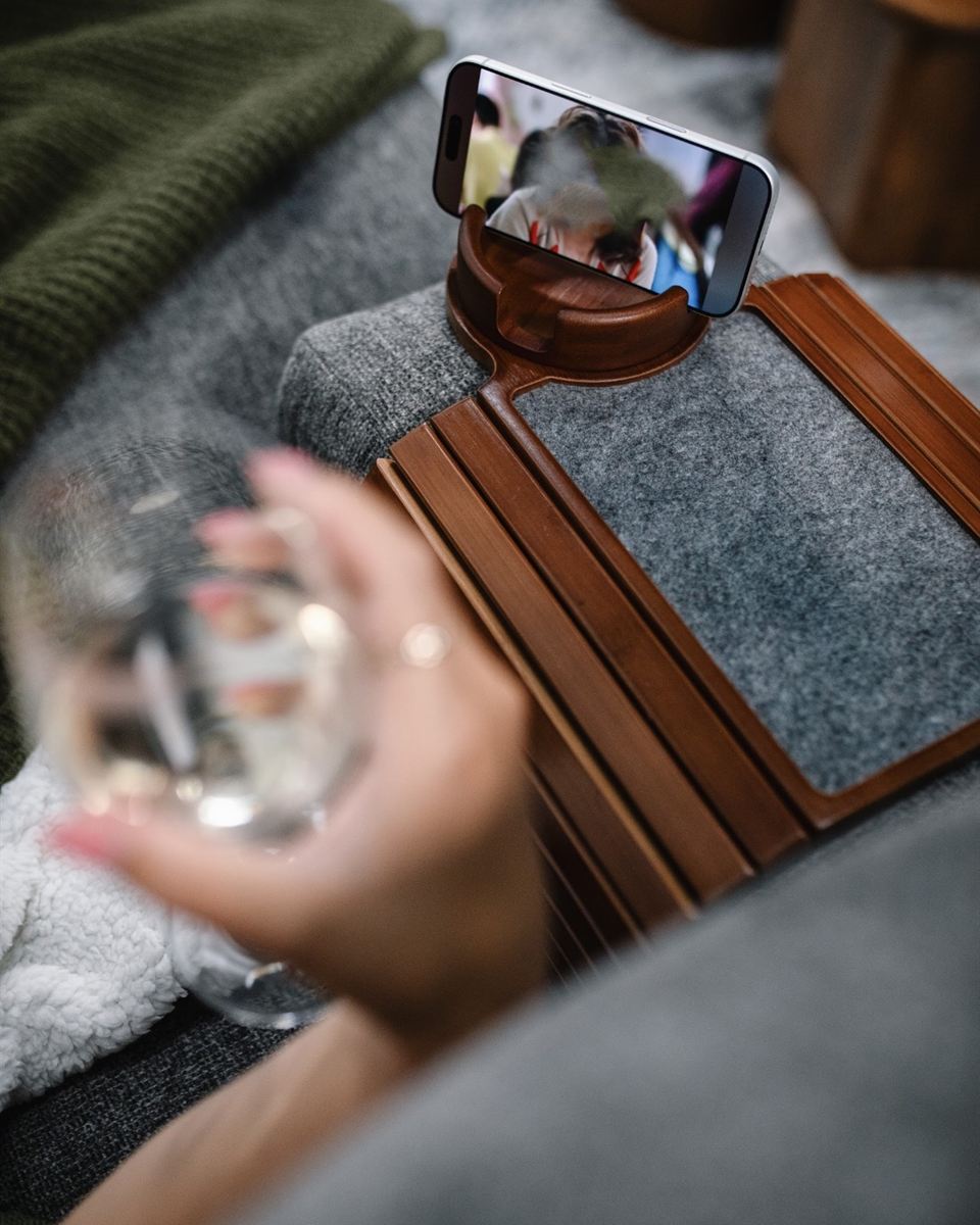 The Arm Tray in Dark Espresso