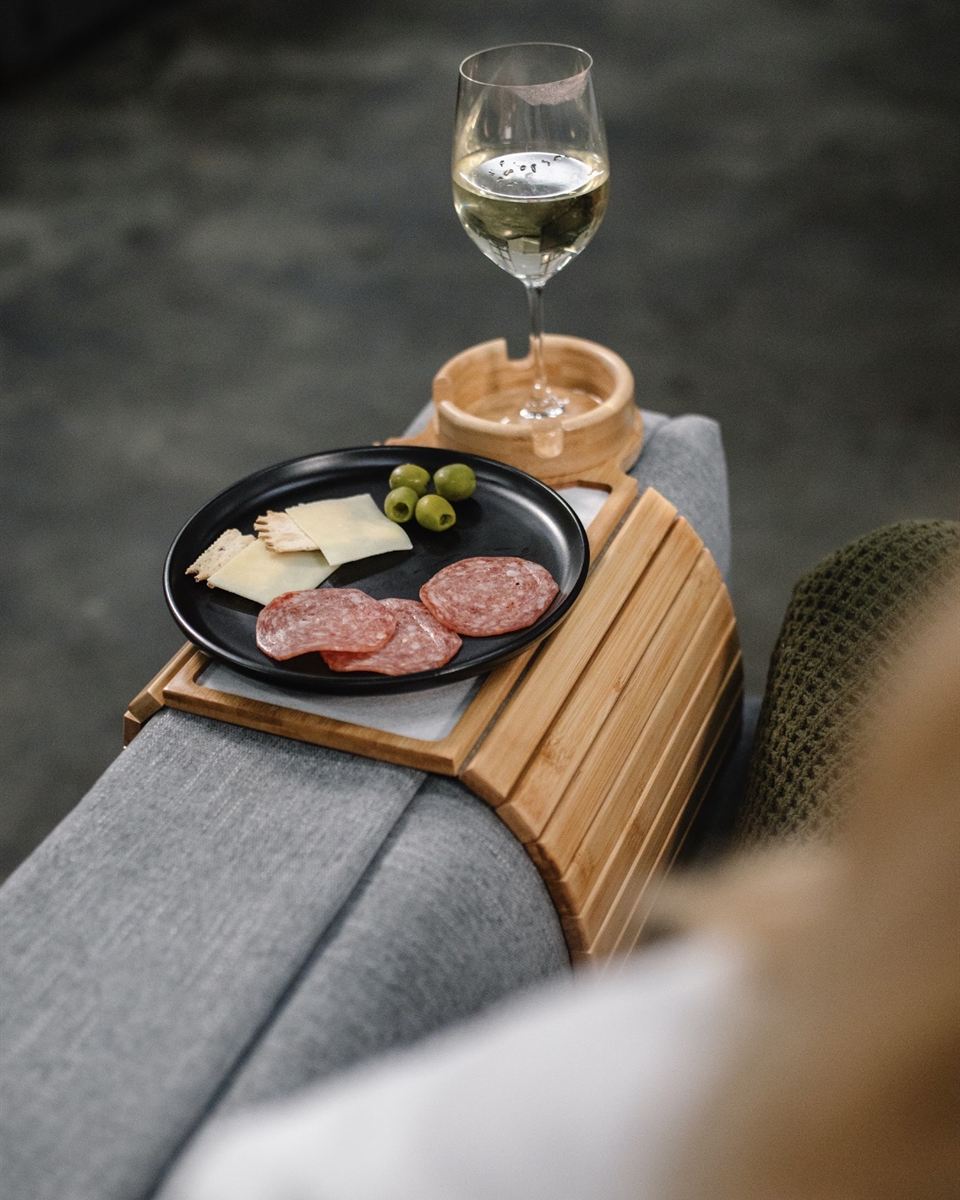 The Arm Tray in Natural Bamboo