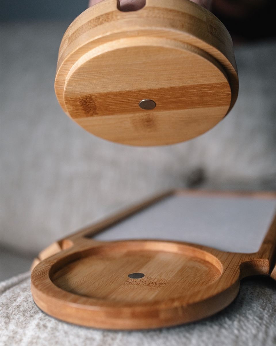 The Arm Tray in Natural Bamboo